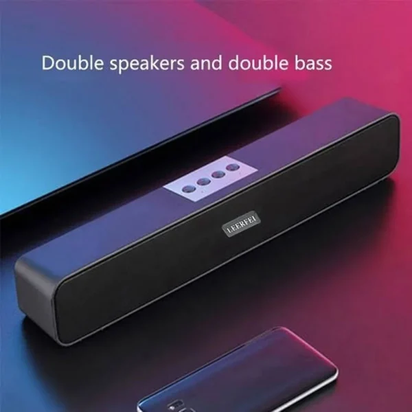 LEERFEI Wireless Bluetooth Smart Speaker Portable Soundbar