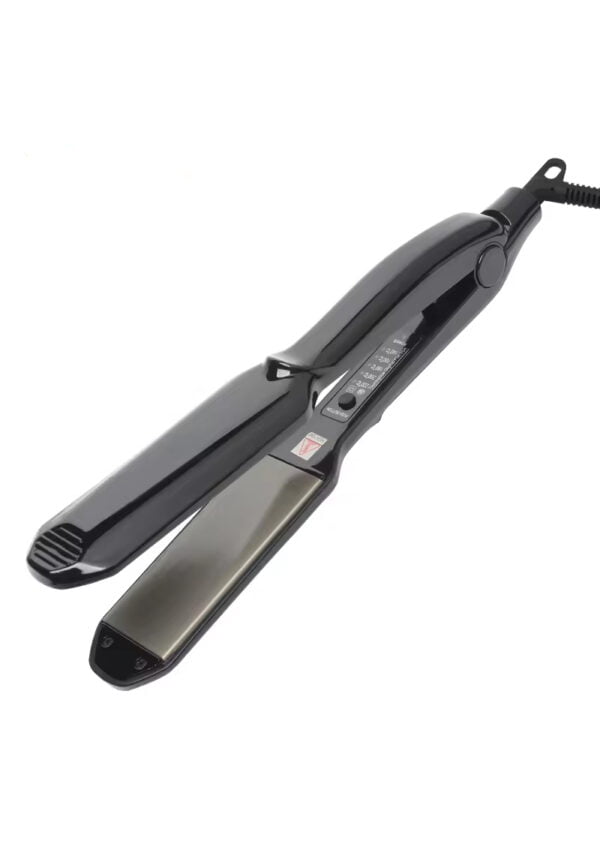 Professional hair straightener hair tongs for smoothing treatment